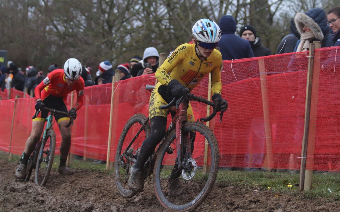 Premier bain tricolore !